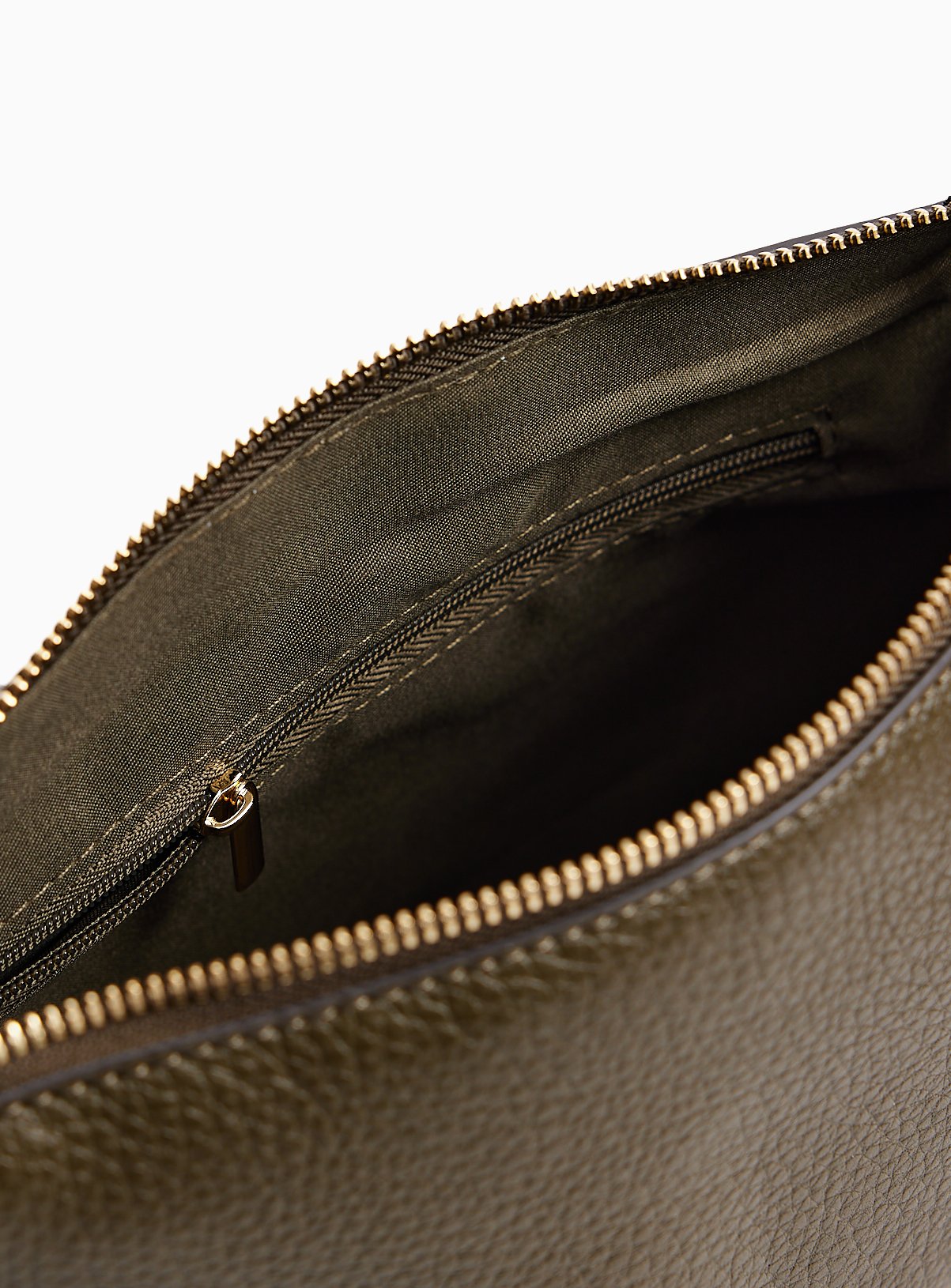 Dark Green Olive PVC Cross Body Bag One Size - Image 4 thumbnail